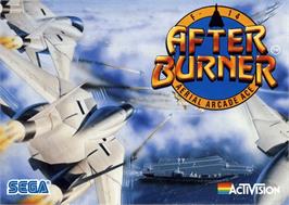 Box cover for After Burner (Activision) on the Commodore 64.