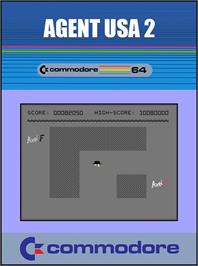 Box cover for Agent Usa 2 on the Commodore 64.