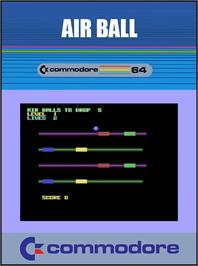 Box cover for Air Ball on the Commodore 64.