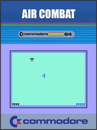 Box cover for Air Combat on the Commodore 64.