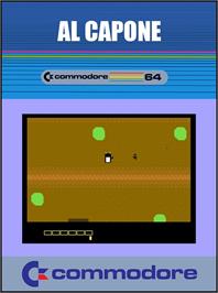 Box cover for Al Capone on the Commodore 64.