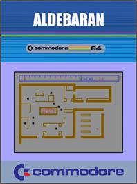 Box cover for Aldebaran on the Commodore 64.