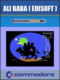 Box cover for Ali Baba on the Commodore 64.