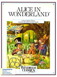 Box cover for Alice In Wonderland on the Commodore 64.