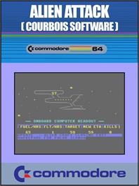 Box cover for Alien Attack I on the Commodore 64.