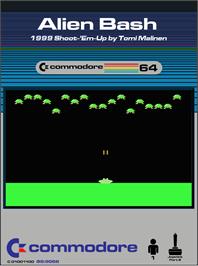 Box cover for Alien Bash on the Commodore 64.