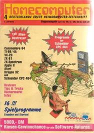 Box cover for Alien Destroyer on the Commodore 64.