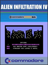 Box cover for Alien Infiltration 4 on the Commodore 64.