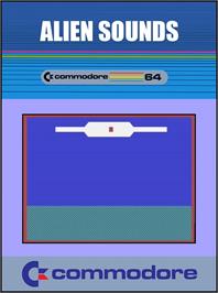 Box cover for Alien Sounds on the Commodore 64.