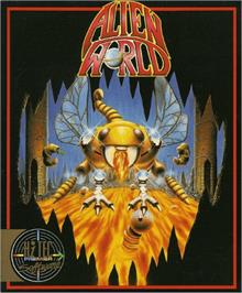Box cover for Alien World on the Commodore 64.