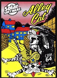 Box cover for Alley Cat on the Commodore 64.