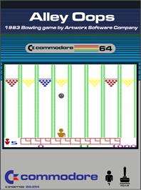 Box cover for Alley Oops on the Commodore 64.