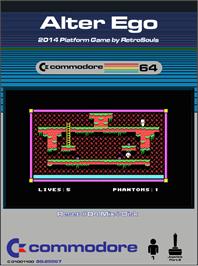 Box cover for Alter Ego on the Commodore 64.