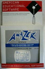 Box cover for Amazer - Science on the Commodore 64.