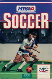 Box cover for American Indoor Soccer on the Commodore 64.