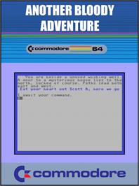 Box cover for Another Bloody Adventure on the Commodore 64.