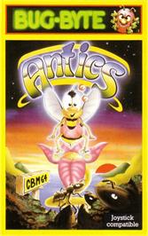 Box cover for Antics (Bug-Byte) on the Commodore 64.