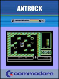 Box cover for Antrock on the Commodore 64.