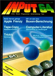 Box cover for Apple Frenzy on the Commodore 64.
