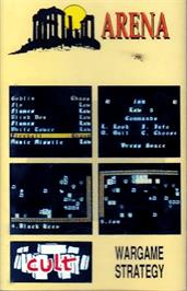 Box cover for Arena (Ahoy!) on the Commodore 64.