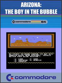 Box cover for Arizona - The Boy In The Bubble on the Commodore 64.
