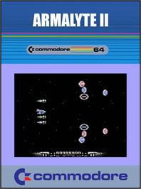 Box cover for Armalyte 2 on the Commodore 64.