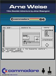 Box cover for Arne Weise on the Commodore 64.