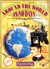 Box cover for Around The World In 80 Days on the Commodore 64.