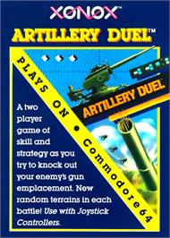 Box cover for Artillery Duel on the Commodore 64.