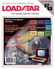 Box cover for Asteroid Storm on the Commodore 64.