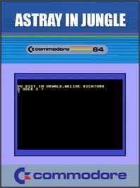 Box cover for Astray In Jungle on the Commodore 64.