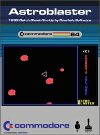 Box cover for Astro Blaster (Holger Gehrmann) on the Commodore 64.