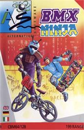 Box cover for BMX Ninja on the Commodore 64.