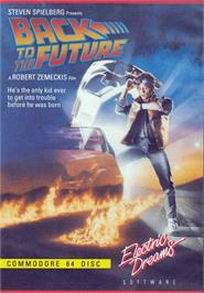 Box cover for Back To The Future on the Commodore 64.