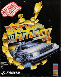 Box cover for Back To The Future Part 2 on the Commodore 64.