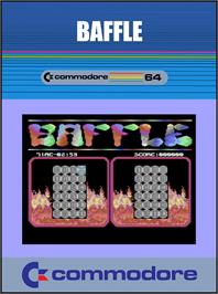 Box cover for Baffle on the Commodore 64.