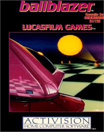 Box cover for Ballblazer on the Commodore 64.