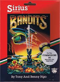 Box cover for Bandits on the Commodore 64.
