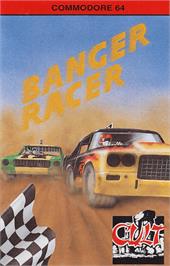 Box cover for Banger Racer on the Commodore 64.