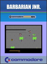 Box cover for Barbarian Jnr. on the Commodore 64.