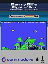 Box cover for Barmy Bill's Flight Of Fun on the Commodore 64.