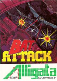 Box cover for Bat Attack on the Commodore 64.