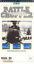 Box cover for Battle Chopper on the Commodore 64.