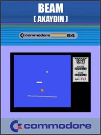 Box cover for Beam on the Commodore 64.