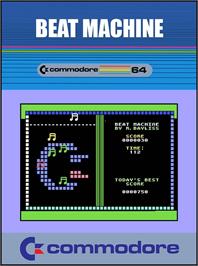 Box cover for Beat Machine on the Commodore 64.