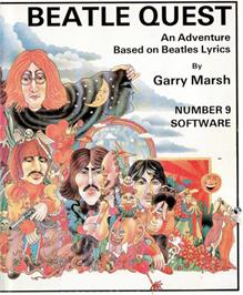 Box cover for Beatle Quest on the Commodore 64.