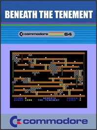 Box cover for Beneath The Tenement on the Commodore 64.