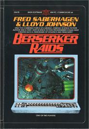 Box cover for Berserker Raids on the Commodore 64.
