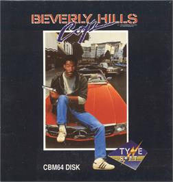Box cover for Beverly Hills Cop on the Commodore 64.