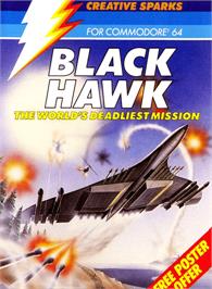 Box cover for Black Hawk on the Commodore 64.